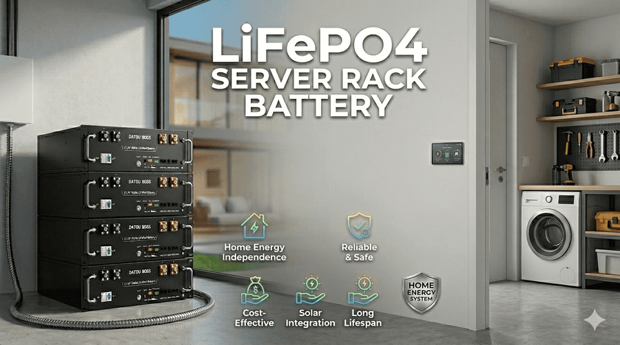 LiFePO4 Server Rack Battery: Is It the Better Personal Energy Storage for Private Users? - Xdatou | Rechargeable Lifepo4 Batteries Voltage Converters Inverter