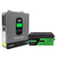 DATOUBOSS 12VDC–230VAC Hybrid Inverter 1800W & 12V 200Ah LiFePO4 Battery, MPPT Controller, for Home Energy Storage