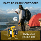 DATOUBOSS 500W Portable Mul-Function Inverter, Mul AC/DC outputs, dual battery slots, 500lm LED.