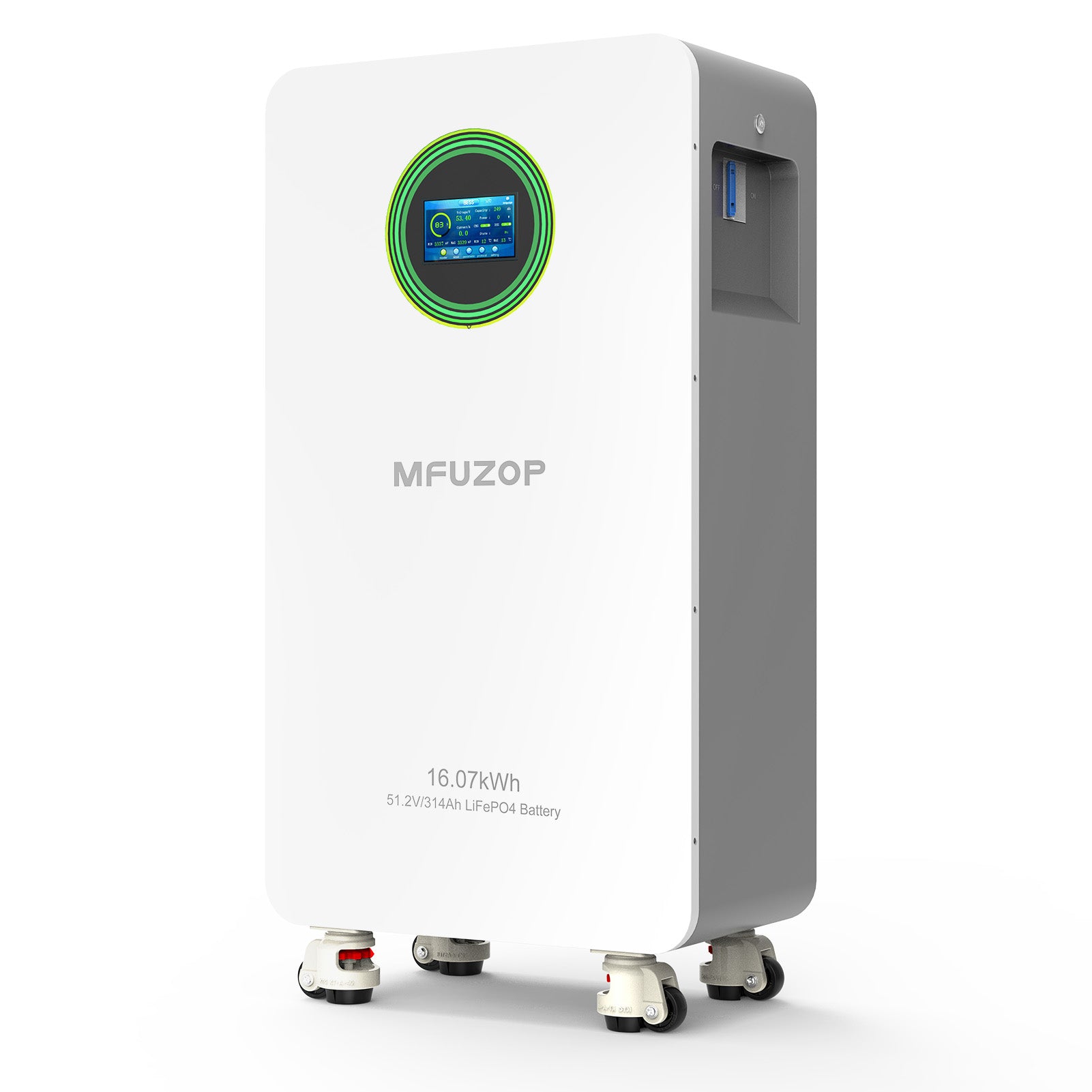 MFUZOP 48V 314Ah Lithium LiFePO4 Battery Power Supply, 200A BMS, for Solar Energy Storage Systems Main image