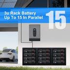 DATOUBOSS 51.2V 100Ah LiFePO4 battery with 200A BMS, designed for 6000+ deep cycle use. for solar system energy systems.