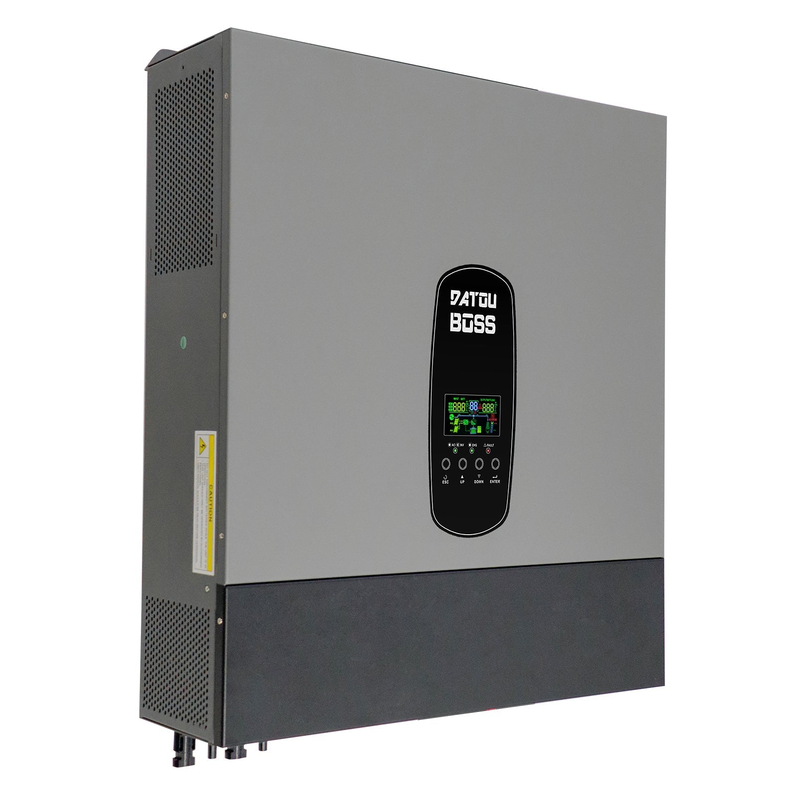 DATOUBOSS 11KW hybrid inverter, 48V to 220/230V, 150A MPPT, BMS protection, lightning protection. Multi-battery compatibility Main image