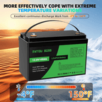 DATOUBOSS 12V 100Ah LiFePO4 Battery with 100A BMS and 1200W Pure Sine Wave Inverter 12V to 230V, 2500W Peak Power, USB, LED Display, EU Socket for RV, Home Backup and Outdoor Camping - Xdatou | Rechargeable Lifepo4 Batteries Voltage Converters Inverter