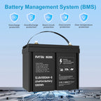 DATOUBOSS 12V 100Ah LiFePO4 Battery with 100A BMS Deep Cycle Battery for RV Solar Home System - Xdatou