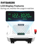 DATOUBOSS Power Duo: 3000W Pure Sine Wave Inverter 12V to 230V & 12V 200Ah LiFePO4 Battery. for RV, solar, off-grid systems.