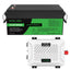 DATOUBOSS 12V 300Ah LiFePO4 Battery with 200A BMS Deep Cycle + 3000W Pure Sine Wave Inverter with 6000W Peak Power, Intelligent Detection & LCD Display, 2 EU Sockets for Off - Grid Living, RV Adventures, Solar Systems, and Emergency Power Solutions - Xdatou | Rechargeable Lifepo4 Batteries Voltage Converters Inverter