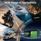 DATOUBOSS 12V 324Ah LiFePO4 Battery | 200A Smart BMS | Bluetooth & Low-Temp Protection | 15000 Cycles for RV, Solar - Xdatou