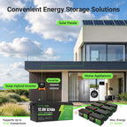 DATOUBOSS 12V 324Ah LiFePO4 Battery | 200A Smart BMS | Bluetooth & Low-Temp Protection | 15000 Cycles for RV, Solar - Xdatou