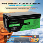 DATOUBOSS 12VDC–230VAC Hybrid Inverter 1800W & 12V 200Ah LiFePO4 Battery, MPPT Controller, for Home Energy Storage
