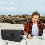 DATOUBOSS 2000W Pure Sine Wave Inverter, 24V to 230V, Peak Power 4000W, with Multiple output ports, for RV home car etc