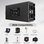 DATOUBOSS 2000W Pure Sine Wave Inverter, 24V to 230V, Peak Power 4000W, with Multiple output ports, for RV home car etc