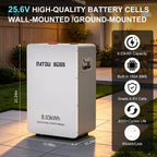 DATOUBOSS 24V 314Ah LiFePO4 Solar Battery, 8kWh Energy Storage with 150A BMS for Home & Off-Grid - Xdatou | Rechargeable Lifepo4 Batteries Voltage Converters Inverter