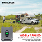 DATOUBOSS 24V 3.3kW 2.56kWh Solar Home Storage Backup Off Grid Kit 100Ah LiFePO4 (2x12V100Ah) + 3300W Hybrid Inverter 150A MPPT Pure Sine Wave, On Grid, 24V DC to 220/230V AC, BMS Protection System, for RV Solar Home System - Xdatou | Rechargeable Lifepo4 Batteries Voltage Converters Inverter