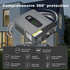 DATOUBOSS 24V 3kW Hybrid Invertr & 2.56kWh LiFePO4 Battery Combo Kit (2x12V100Ah), for outdoor camping and off-grid cabins.