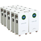 DATOUBOSS 48V 314Ah LiFePO4 Battery, 16kWh Solar Energy Storage System with 210A BMS, Metal Case with Wheels for Home Energy Storage, Solar, RV & Off-Grid Backup Power - Xdatou | Rechargeable Lifepo4 Batteries Voltage Converters Inverter