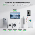 DATOUBOSS 48V 314Ah LiFePO4 battery with 200A BMS, 48V 11KW hybrid inverter with 150A MPPT. for solar system, storage energy.