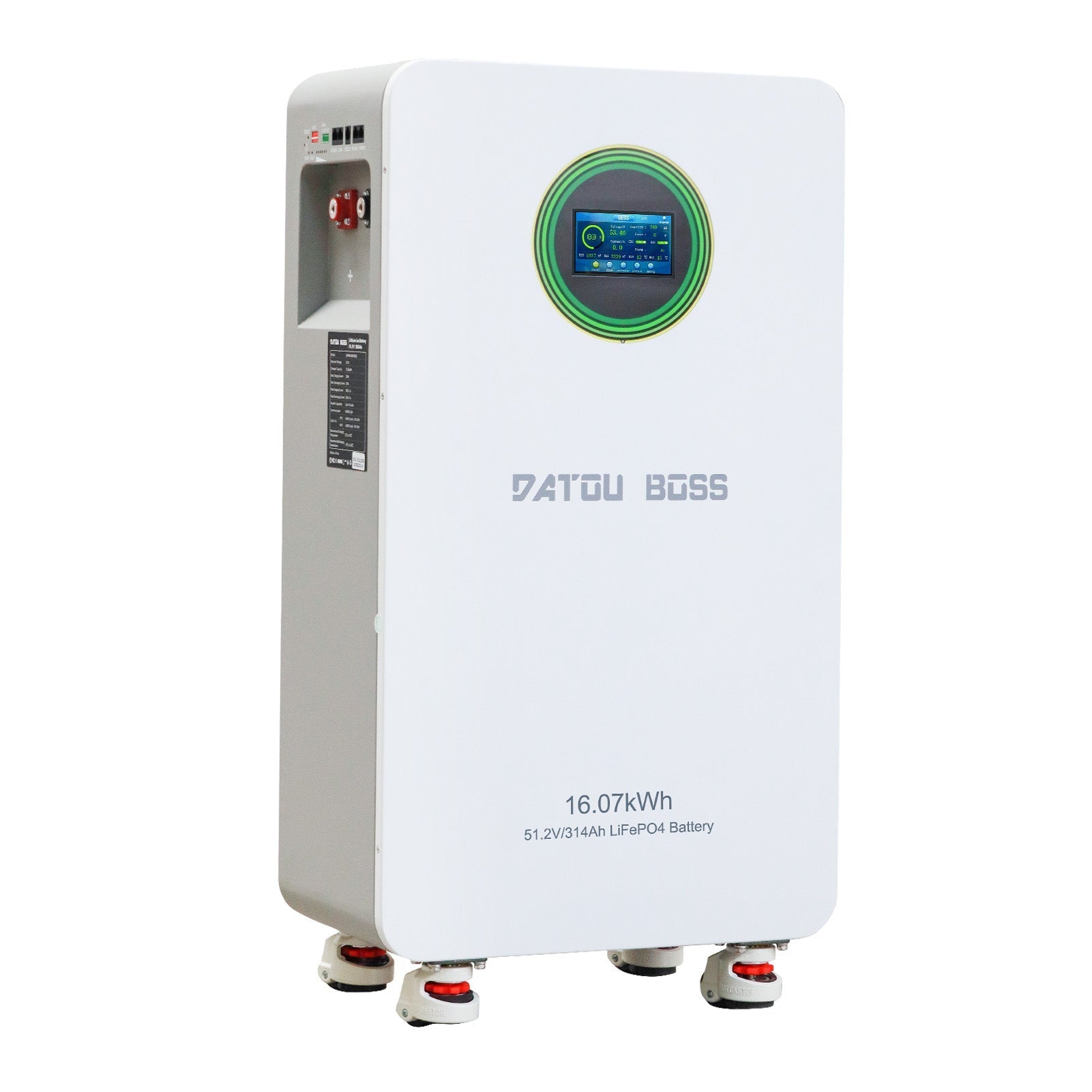 DATOUBOSS 48V 314Ah Lithium LiFePO4 Battery Power Supply with 200A BMS, for High - Capacity Solar Energy Storage Systems Main image