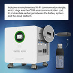 DATOUBOSS All in one System, 48V 6000W Hybrid Inverter+314Ah LiFePO4 Battery, for solar energy storage system