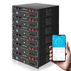 DATOUBOSS 51.2V 100Ah LiFePO4 battery with 200A BMS, designed for 6000+ deep cycle use. for solar system energy systems.