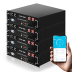 DATOUBOSS 51.2V 100Ah LiFePO4 battery with 200A BMS, designed for 6000+ deep cycle use. for solar system energy systems.