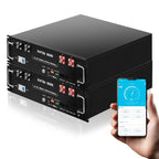 DATOUBOSS 51.2V 100Ah LiFePO4 battery with 200A BMS, designed for 6000+ deep cycle use. for solar system energy systems.