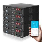 DATOUBOSS 51.2V 100Ah LiFePO4 battery with 200A BMS, designed for 6000+ deep cycle use. for solar system energy systems.