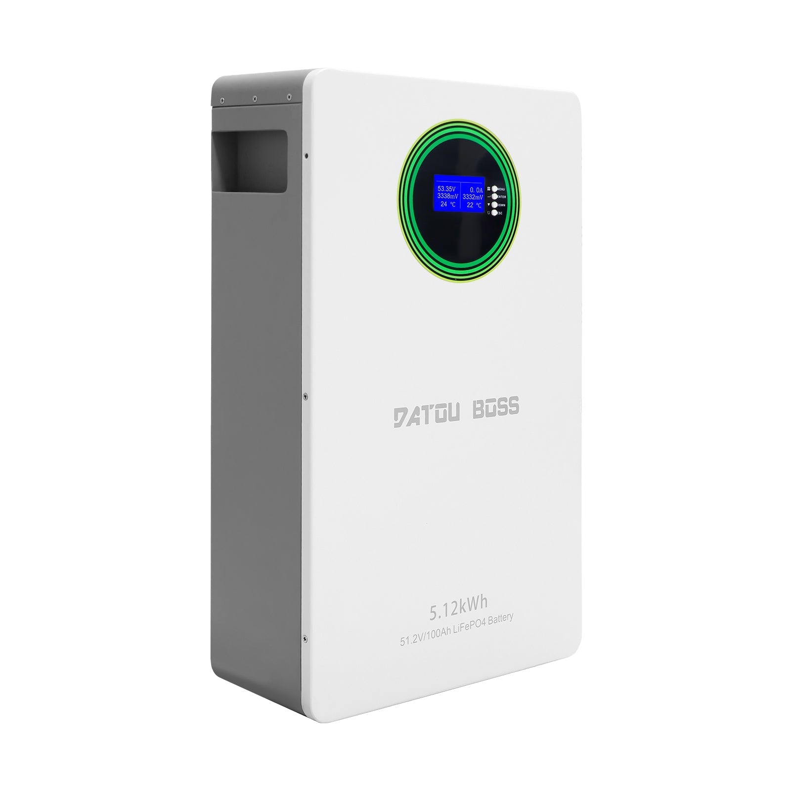 DATOUBOSS 51.2V 100Ah Wall - Mounted LiFePO4 Battery, 5.12kWh, 100A BMS, for Energy Storage - Xdatou | Rechargeable Lifepo4 Batteries Voltage Converters Inverter