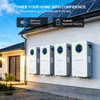 DATOUBOSS 51.2V 100Ah LiFePO4 Wall-Mounted Battery with 5.12kWh capacity, 100A BMS. Suitable for Home Energy Storage Systems