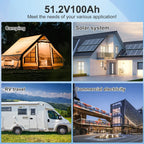 DATOUBOSS 11kW 48V Hybrid Inverter + 48v 100Ah LiFePO4 Rack Battery Kit, for Solar Energy Storage, Home Power Systems