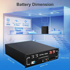 DATOUBOSS 11kW 48V Hybrid Inverter + 48v 100Ah LiFePO4 Rack Battery Kit, for Solar Energy Storage, Home Power Systems