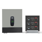DATOUBOSS 11kW 48V Hybrid Inverter + 48v 100Ah LiFePO4 Rack Battery Kit, for Solar Energy Storage, Home Power Systems