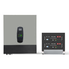 DATOUBOSS 11kW 48V Hybrid Inverter + 48v 100Ah LiFePO4 Rack Battery Kit, for Solar Energy Storage, Home Power Systems