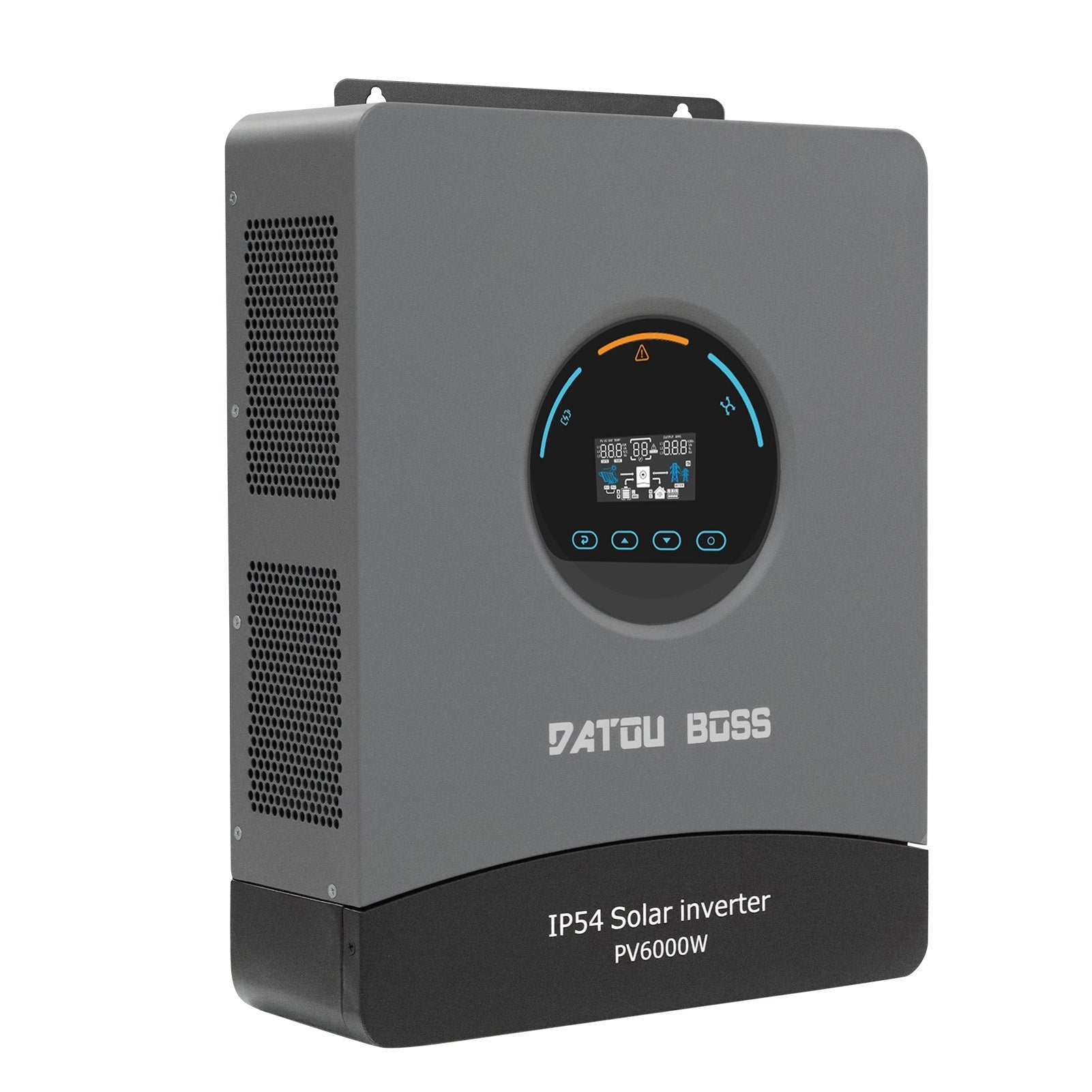 DATOUBOSS 6200W hybrid inverter with 120A MPPT, 48V to 230V, Pure Sine Wave Inverter, BMS protection. for off-grid. Main image