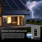 DATOUBOSS 6200W Solar Hybrid Inverter 48V to 230V, Pure Sine Wave, 120A MPPT, 8500W PV Input, Compatible with various battery