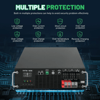 DATOUBOSS 6200W Pure Sine Wave Solar Hybrid Inverter, 48VDC to 230VAC, 120A MPPT, 8500W PV Input, 3U Rack Mount, Built-in UPS Function, Battery-Free Operation, 27A PV Input, BMS Communication, Anti-Backflow Protection, Off-Grid & Grid-Connected Compatible - Xdatou | Rechargeable Lifepo4 Batteries Voltage Converters Inverter