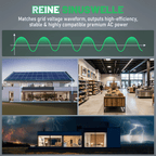 DATOUBOSS 6200W Pure Sine Wave Solar Hybrid Inverter, 48VDC to 230VAC, 120A MPPT, 8500W PV Input, 3U Rack Mount, Built-in UPS Function, Battery-Free Operation, 27A PV Input, BMS Communication, Anti-Backflow Protection, Off-Grid & Grid-Connected Compatible - Xdatou | Rechargeable Lifepo4 Batteries Voltage Converters Inverter