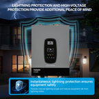 DATOUBOSS 6200W solar hybrid inverter with 120A MPPT, 48VDC to 230VAC, 8500W PV input, BMS protection, for Off-grid System