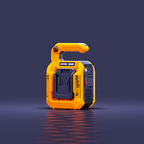 500W Portable Inverter: 18W Dual Type-C, USB 5V2A, UK AC socket, 500lm floodlight, dual-slot 10000mAh battery compatible