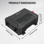 DATOUBOSS Pure Sine Wave Inverter 2000/4000W, Double Voltage intelligent detection 12V/24V to 230V,for RV car home off-grid.
