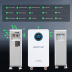 GRNPVRE 48V 314Ah LiFePO4 Battery Power Supply, 200A BMS, for Solar Energy Storage Systems - Xdatou | Rechargeable Lifepo4 Batteries Voltage Converters Inverter