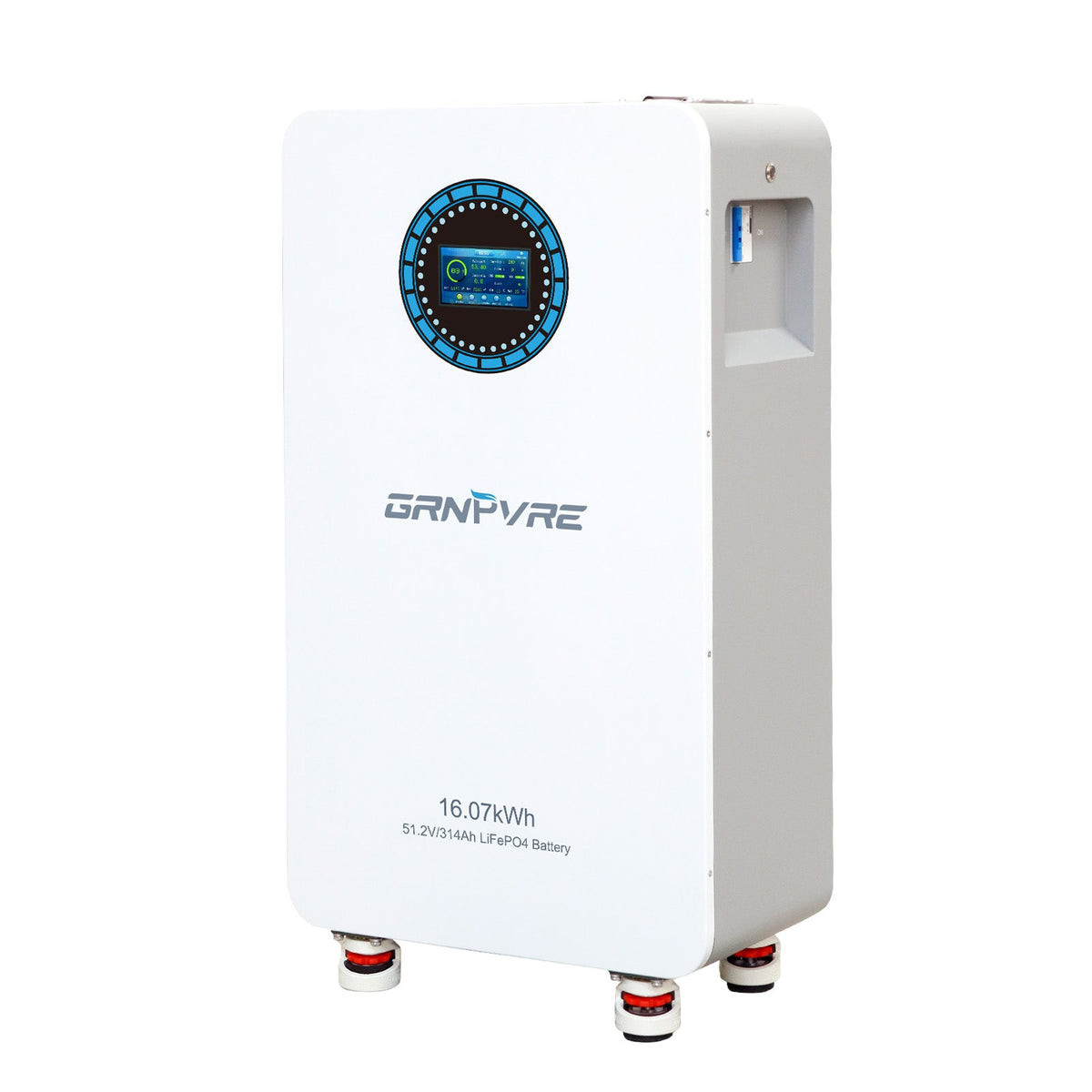 GRNPVRE 48V 314Ah LiFePO4 Battery Power Supply, 200A BMS, for Solar Energy Storage Systems - Xdatou | Rechargeable Lifepo4 Batteries Voltage Converters Inverter