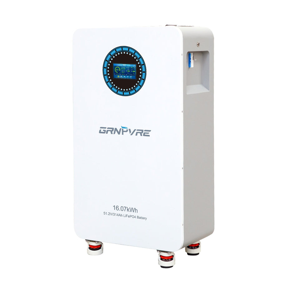 GRNPVRE 48V 314Ah LiFePO4 Battery Power Supply, 200A BMS, for Solar Energy Storage Systems - Xdatou | Rechargeable Lifepo4 Batteries Voltage Converters Inverter