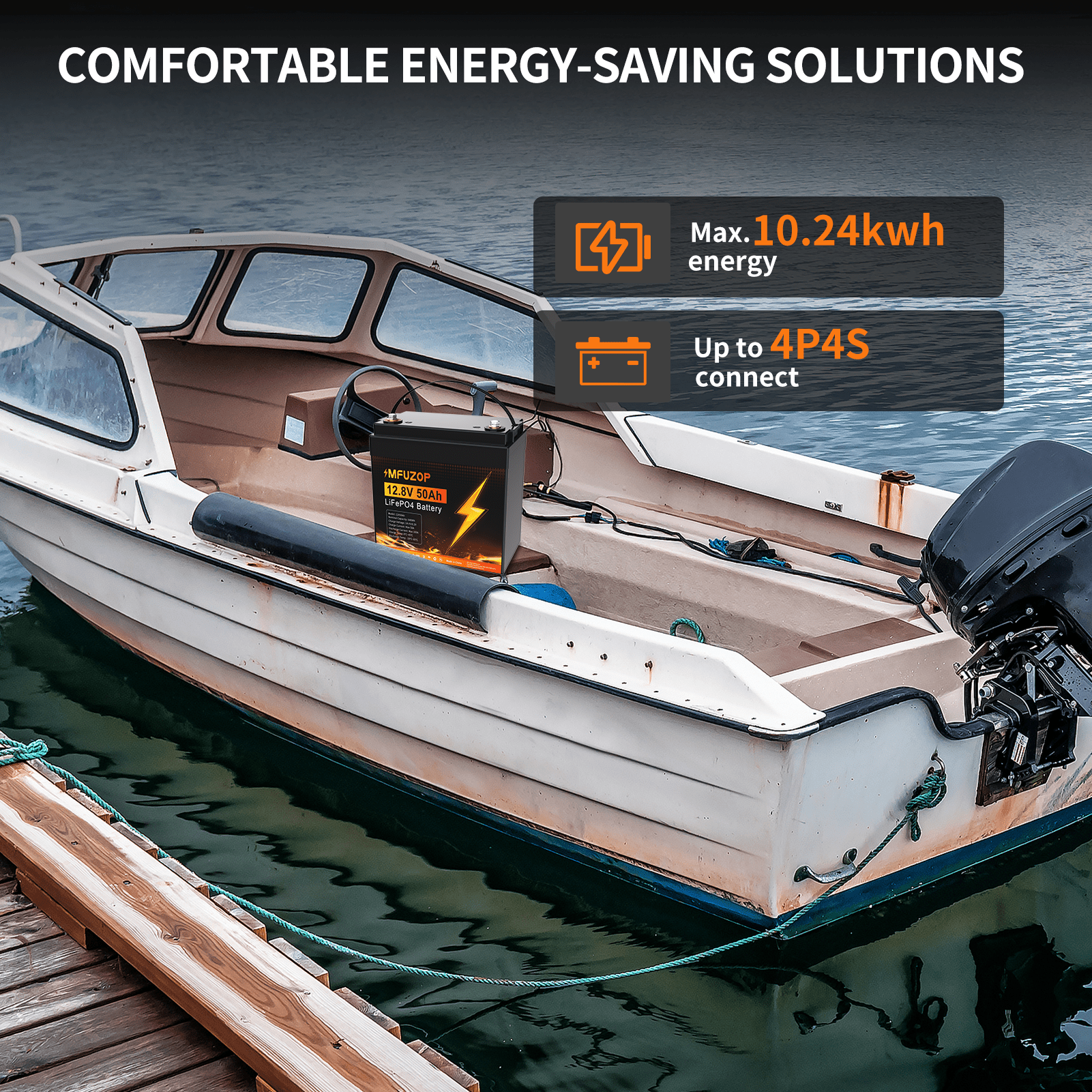 MFUZOP 12V 50Ah LiFePO4 Lithium Battery 12V 50Ah LiFePO4 Lithium Battery with 50A BMS Deep Cycle Battery for RV Solar Home System - Xdatou | Rechargeable Lifepo4 Batteries Voltage Converters Inverter