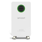 MFUZOP 48V 314Ah LiFePO4 battery with 200A BMS, LCD Display for high-capacity solar, RV, and home energy storage systems.