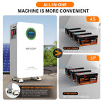 MFUZOP 48V 314Ah Lithium LiFePO4 Battery Power Supply, 200A BMS, for Solar Energy Storage Systems - Xdatou | Rechargeable Lifepo4 Batteries Voltage Converters Inverter