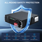MFUZOP 6200W 3U Rack Pure Sine Wave Solar Hybrid Inverter, 48VDC to 230VAC, 120A MPPT, 8500W PV Input, Built-in UPS Function, Battery-Free Operation, 27A PV Input, BMS Communication, Anti-Backflow Protection, Off-Grid & Grid-Connected Compatible - Xdatou | Rechargeable Lifepo4 Batteries Voltage Converters Inverter