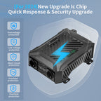 MFUZOP Dual Voltage Pure Sine Wave Inverter 1500W/3000W, 12V/24V to 230V, Intelligent detection, for Outdoor/Home off-grid.